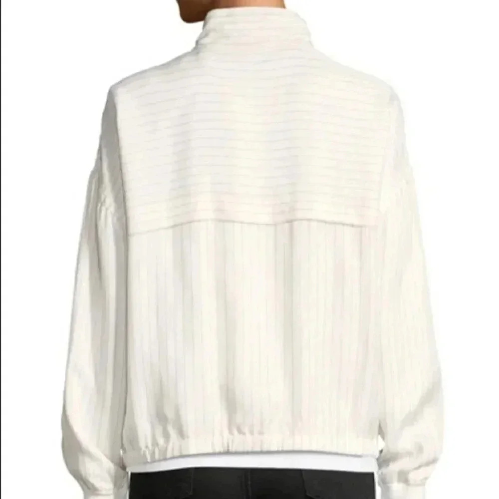 ATM Anthony Thomas Melillo Pinstripe Bomber - Picture 3 of 12